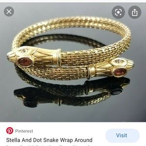 Stella and Dot snake wrap bracelet